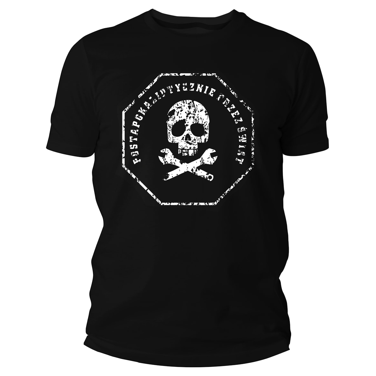 Koszulka T-Shirt TigerWood Postapokaliptycznie - Czarna