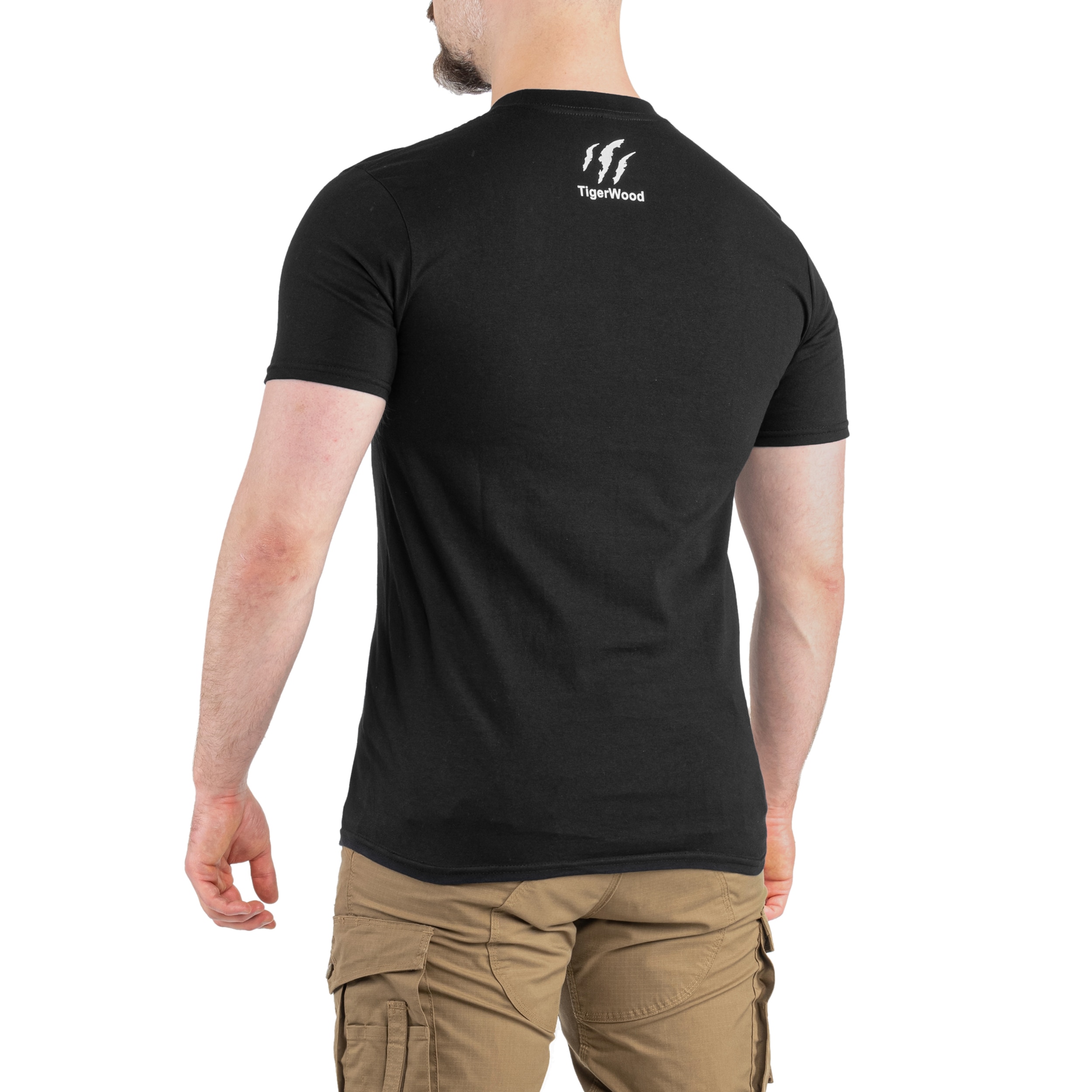 Koszulka T-Shirt TigerWood Postapokaliptycznie - Czarna