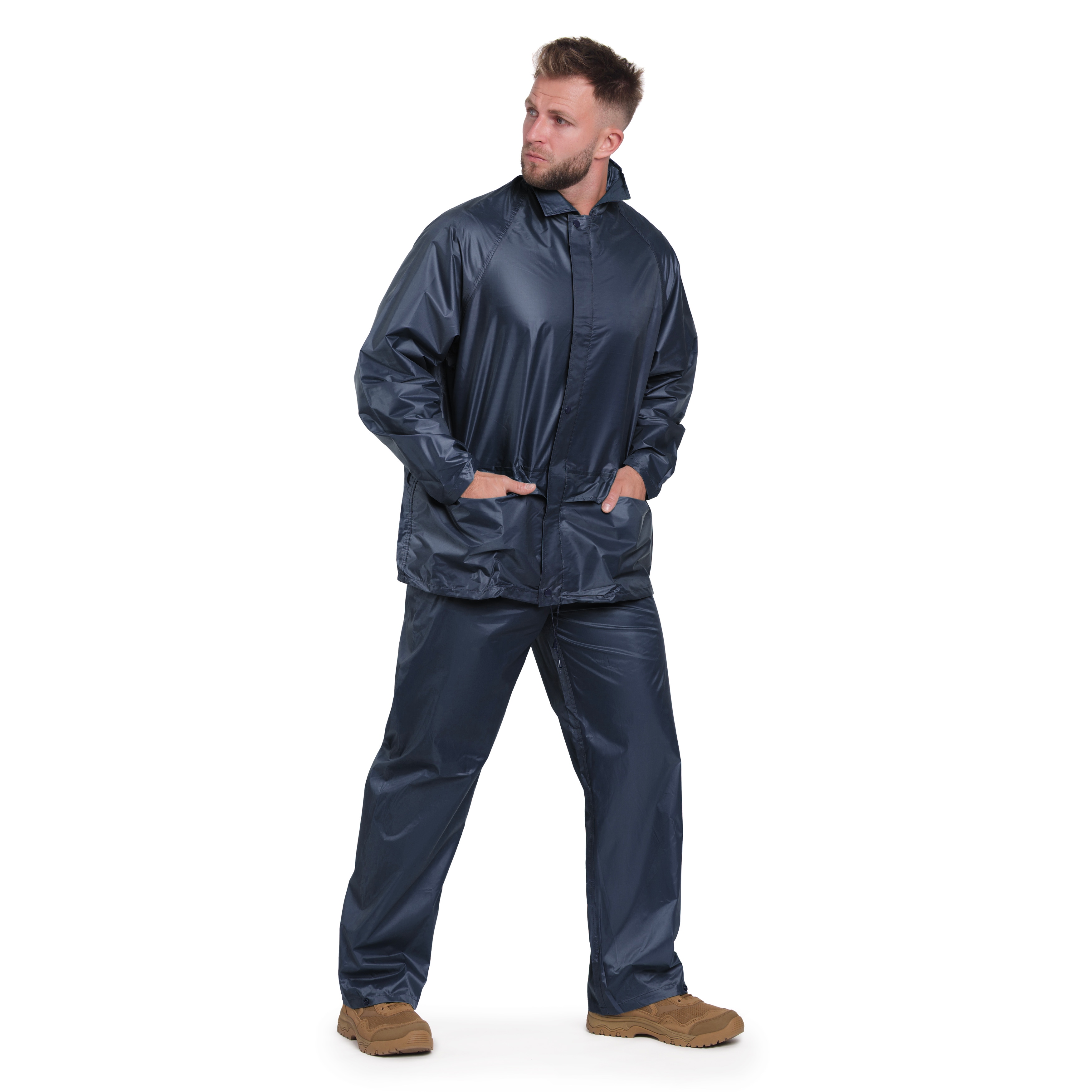 Komplet przeciwdeszczowy Mil-Tec kurtka+spodnie - Dark Blue