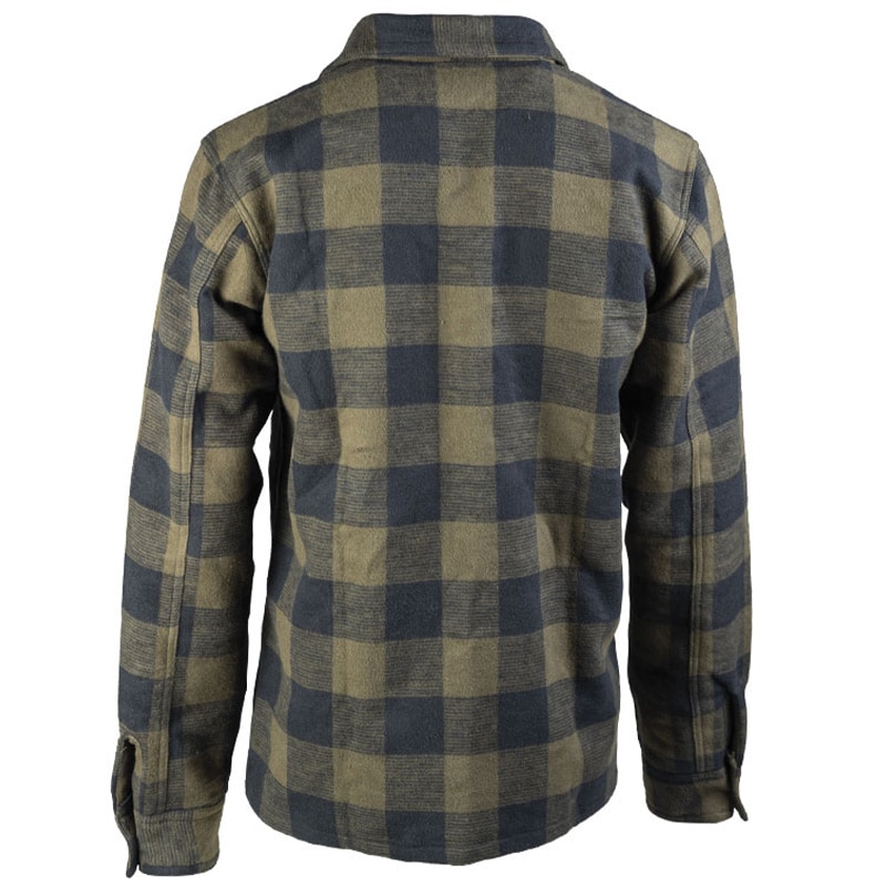 Koszula Mil-Tec Flannel Shirt Longsleeve - Black/Olive