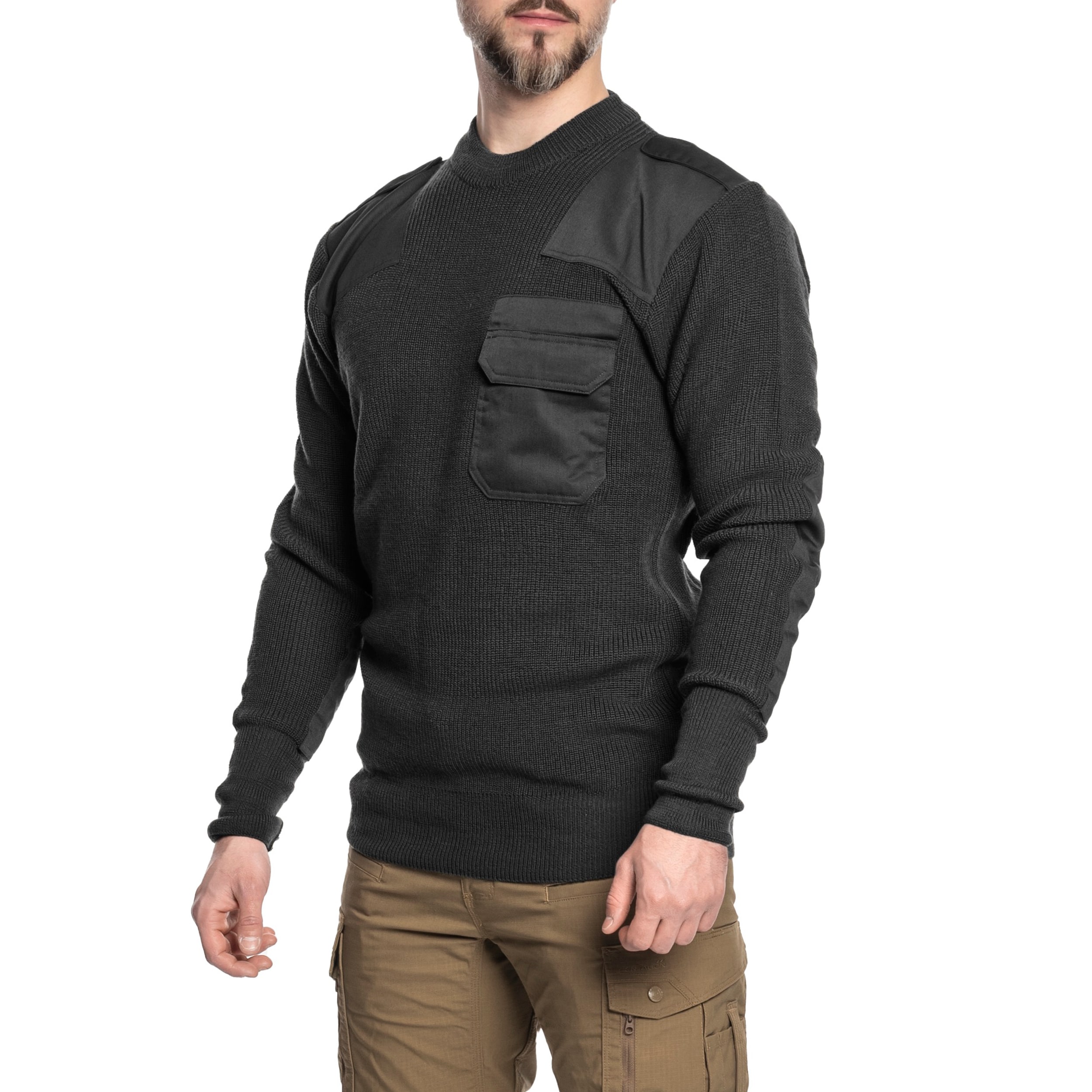 Sweter Mil-Tec BW Pullover - Black