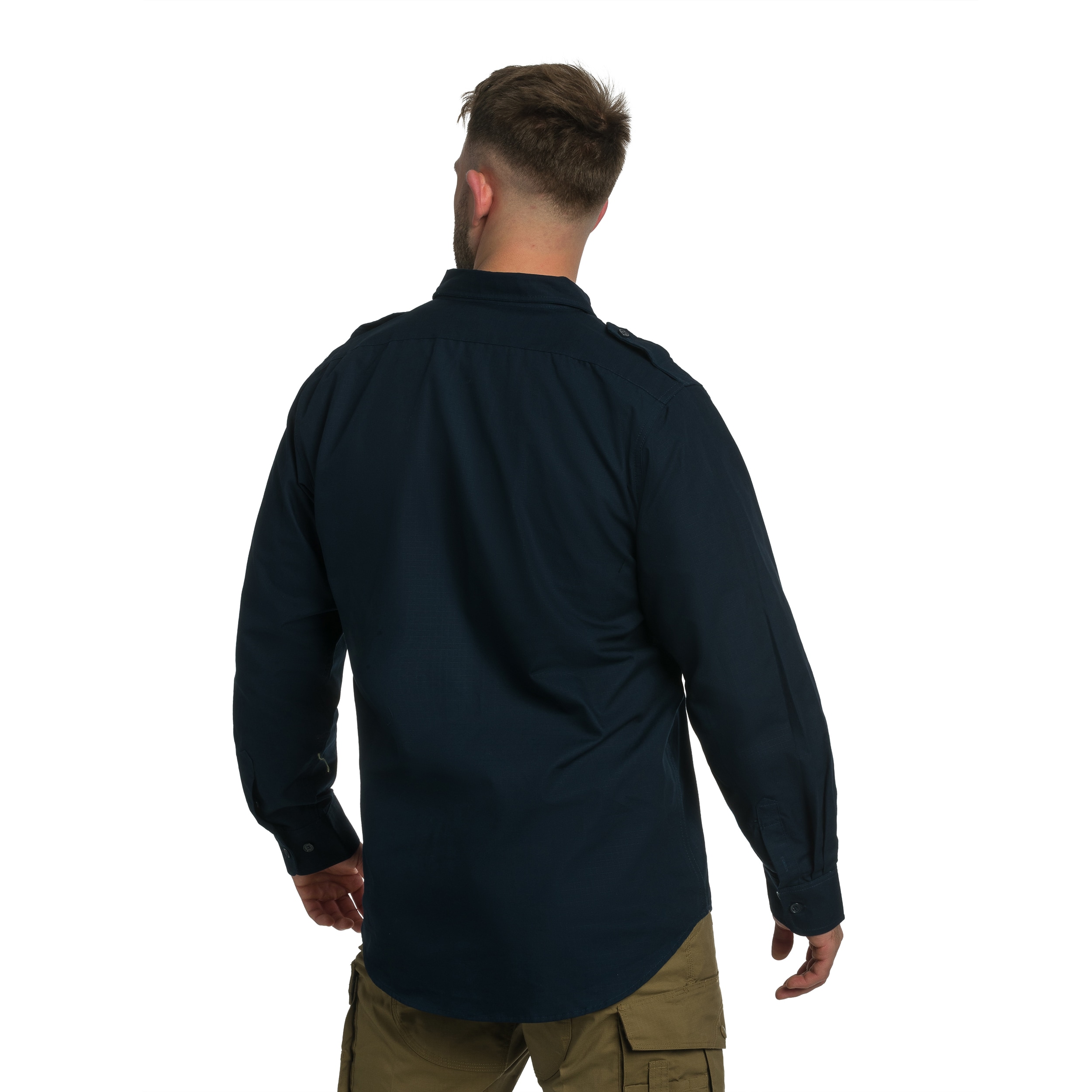 Тактична сорочка Mil-Tec Ripstop Long Sleeve - Dark Blue
