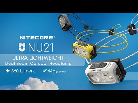 Налобний ліхтарик Nitecore NU21 Yellow - 360 люменів