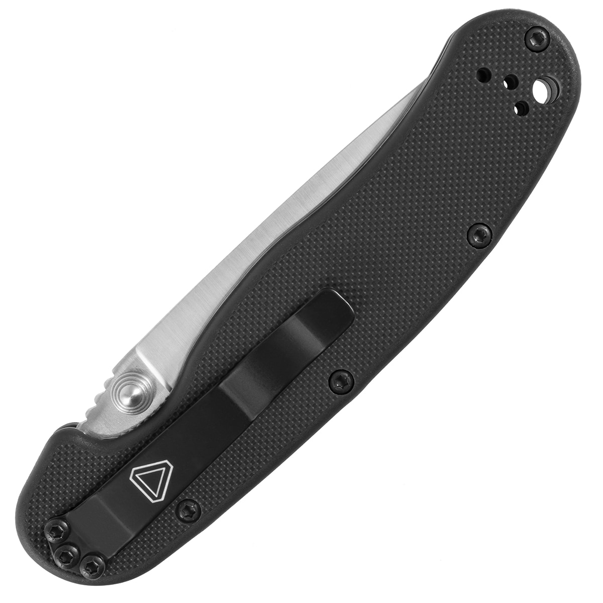 Складаний ніж Ontario Rat-2 Folder AUS-8 - Silver Plain/Black Handle