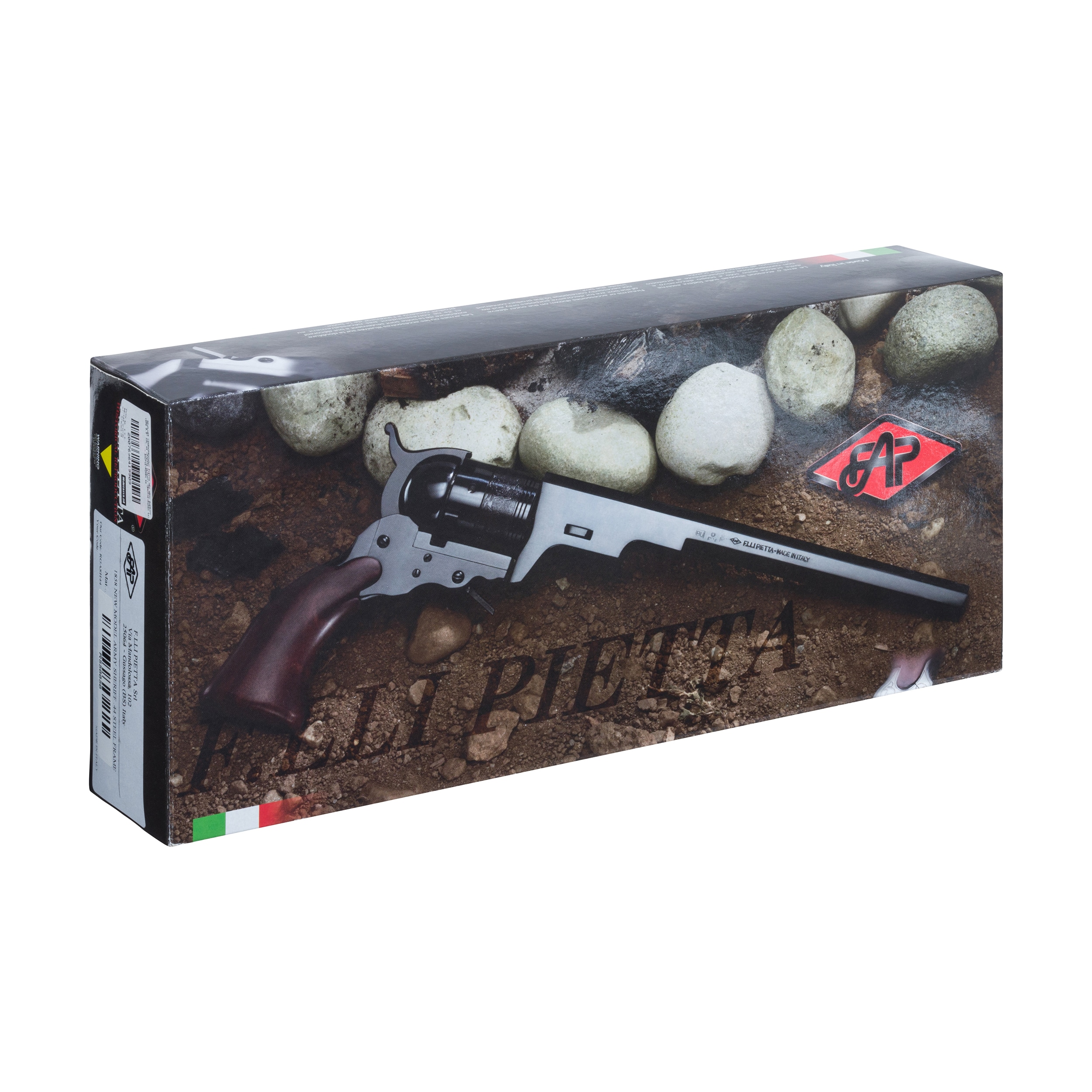 Rewolwer czarnoprochowy Pietta 1858 New Model Army Steel Sheriff .44 5,5