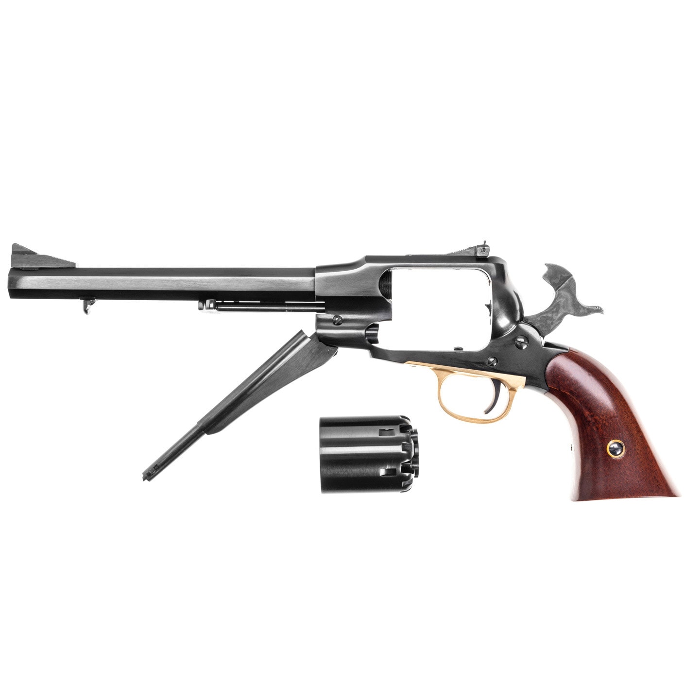 Револьвер на чорному поросі Uberti 1858 New Army Target .44 8