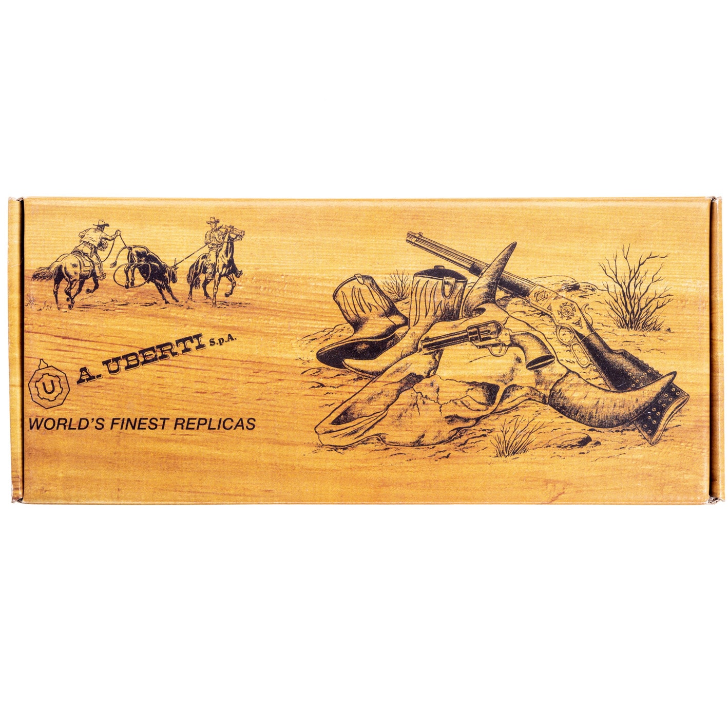 Револьвер на чорному поросі Uberti 1858 New Army Target .44 8