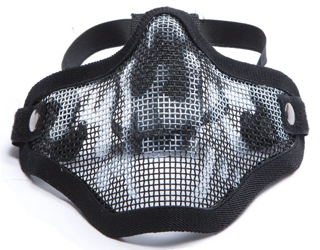 Maska ochronna typu Stalker ASG Lower Half Metal - Black/Skull