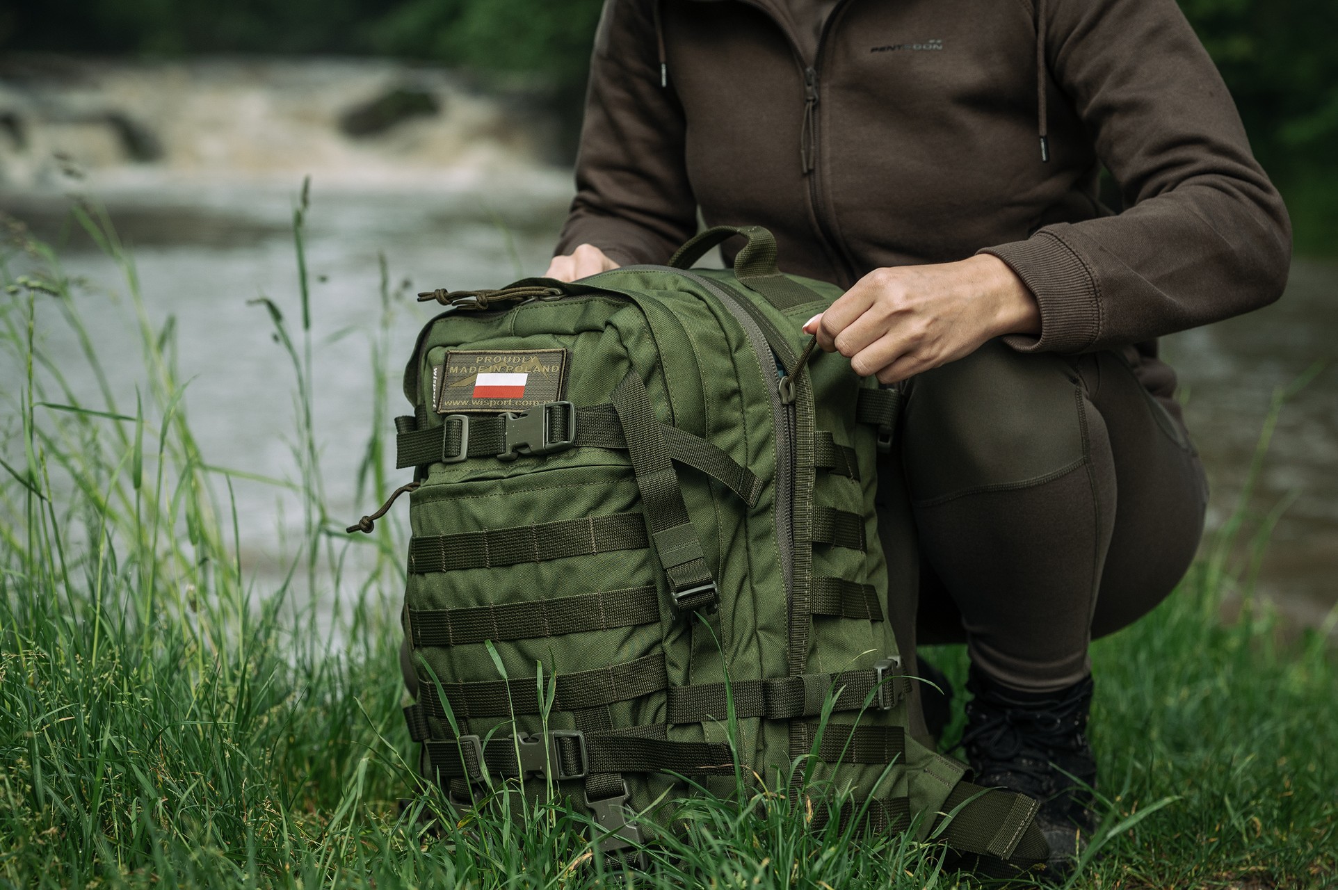 Plecak Wisport Sparrow II 30 l - Olive Green