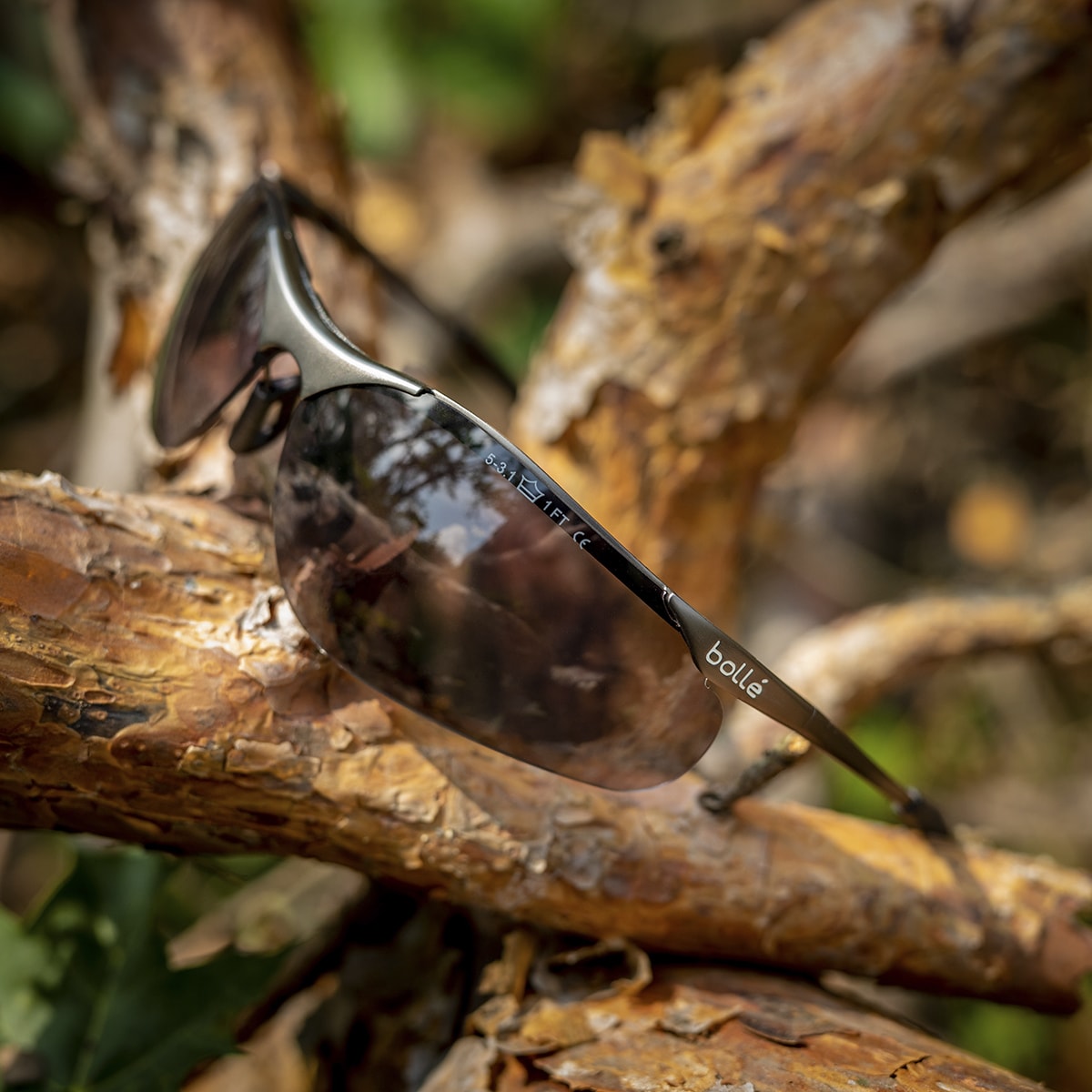 Тактичні окуляри Bolle Contour Metal Smoke