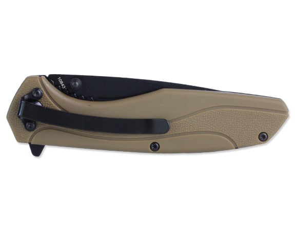 Noz składany Smith&Wesson Drop-Point FDE Nylon