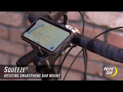 Обертовий тримач для телефону Nite Ize Squeeze для велосипеда
