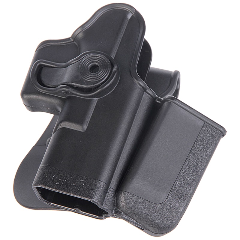 Кобура IMI Defense Level 2 Roto Paddle з підсумком для пістолетів Glock 17/19/22/23/31/32/36 - Black