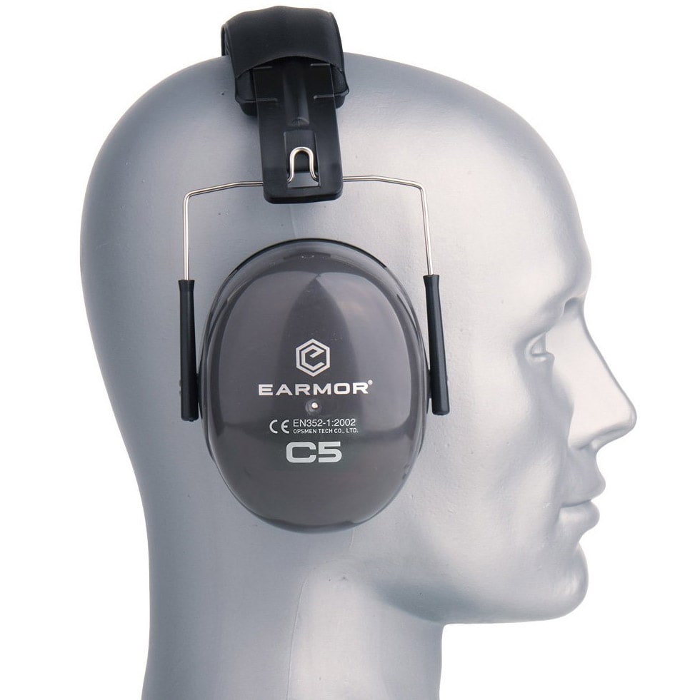 Ochronniki słuchu pasywne Earmor C5 - Gray