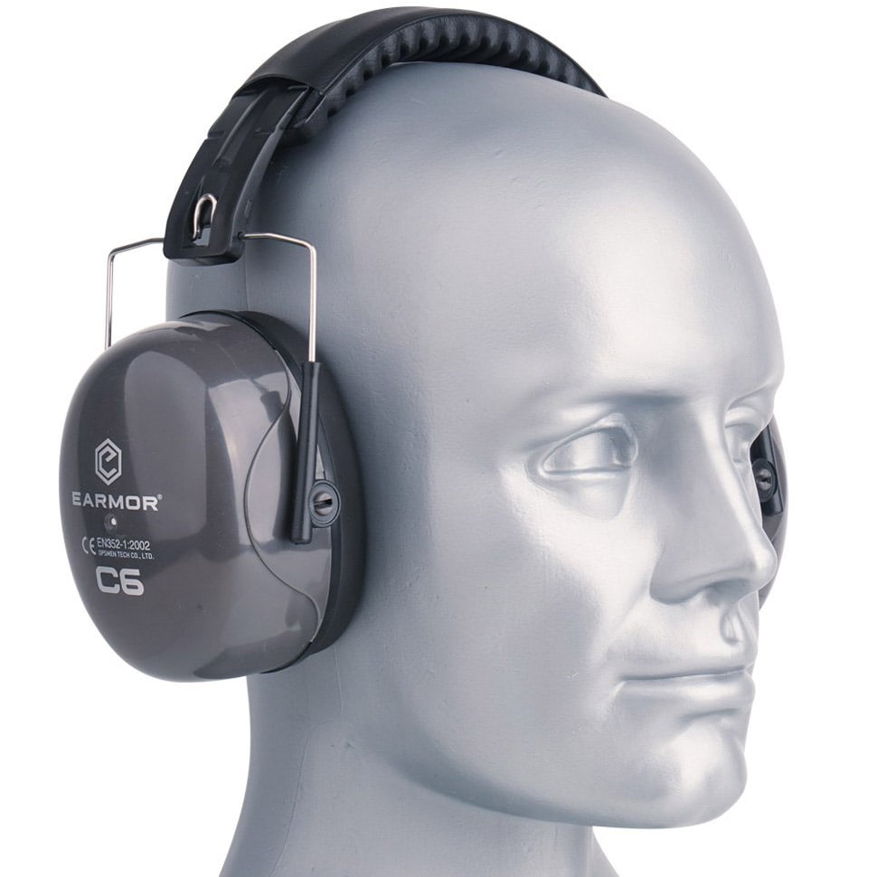 Пасивні протишумні навушники Earmor C6 28 NRR - Gray