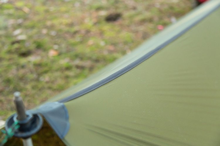 Płachta biwakowa Lesovik SOLO Ultralight Tarp 2,6x2,6 - Crocodile Green