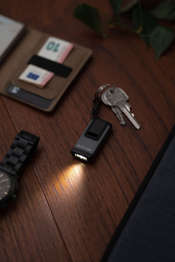 Latarka brelok Ledlenser K4R Gray - 120 lm