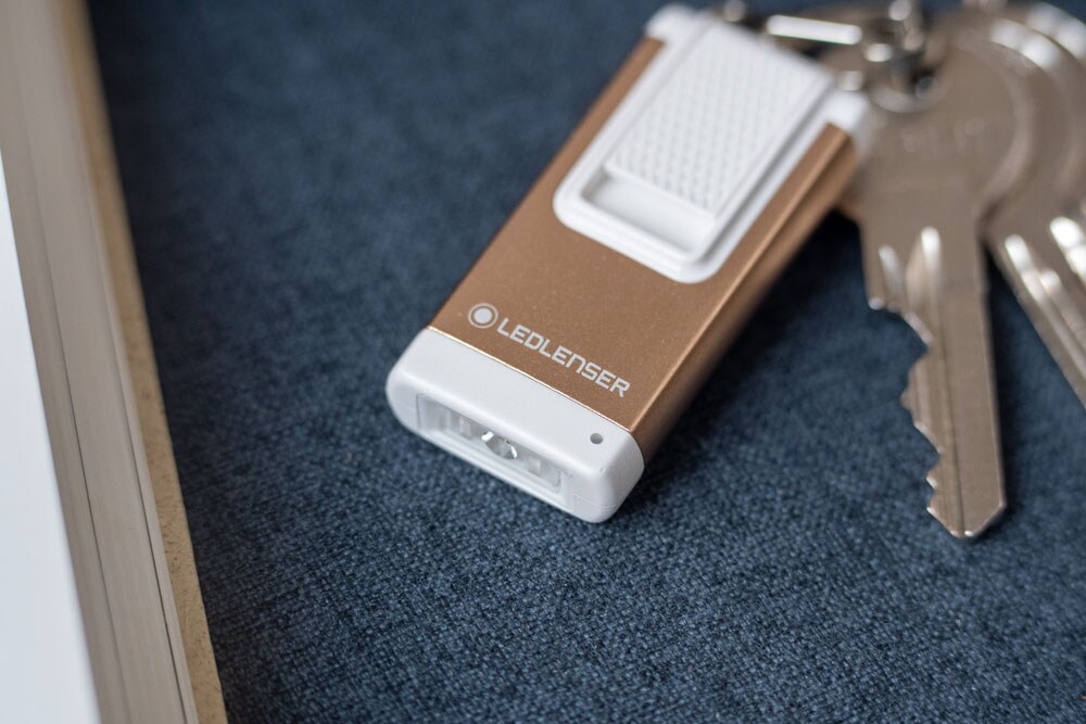 Latarka brelok Ledlenser K4R Gold - 120 lm