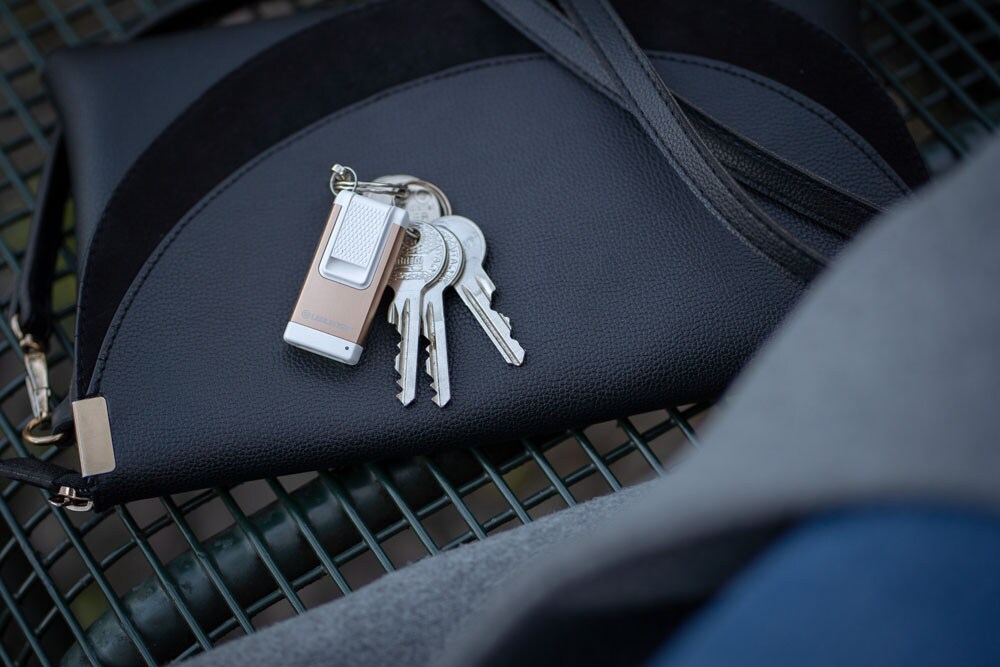 Latarka brelok Ledlenser K4R Gold - 120 lm