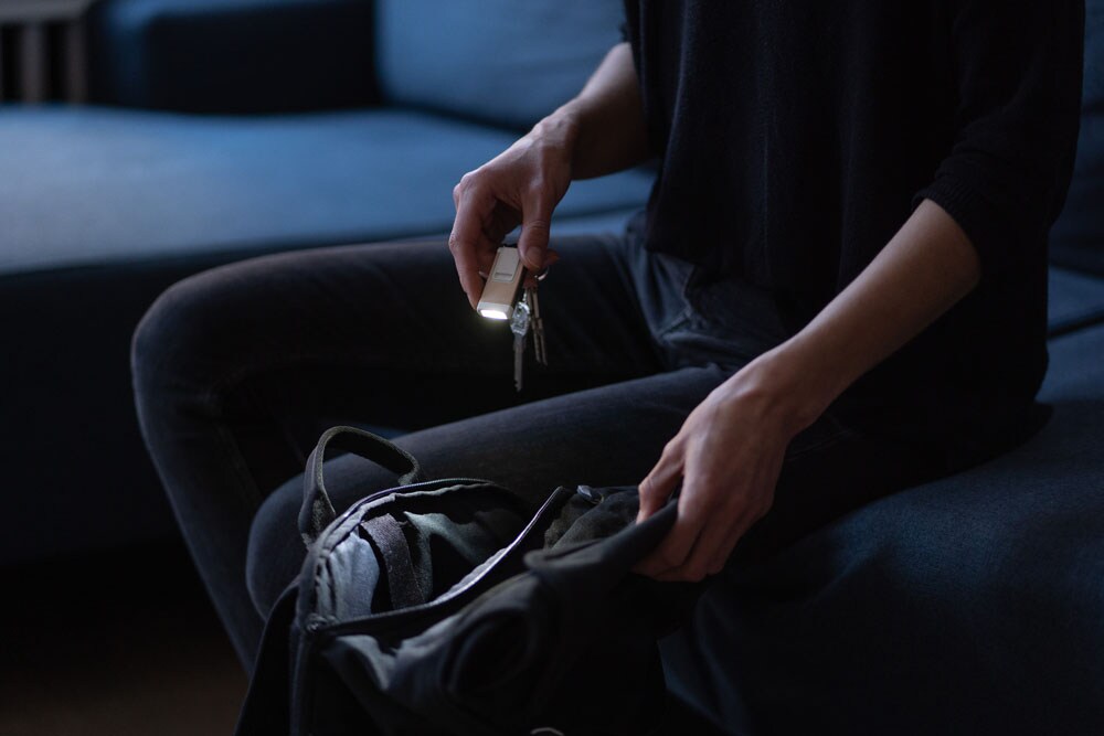 Latarka brelok Ledlenser K4R Gold - 120 lm