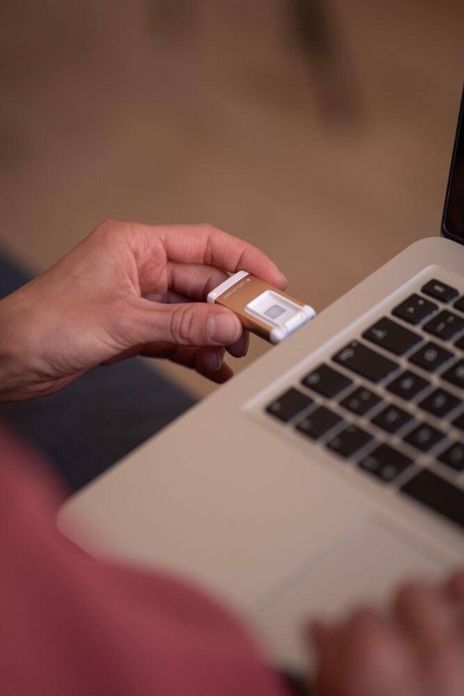 Latarka brelok Ledlenser K4R Gold - 120 lm