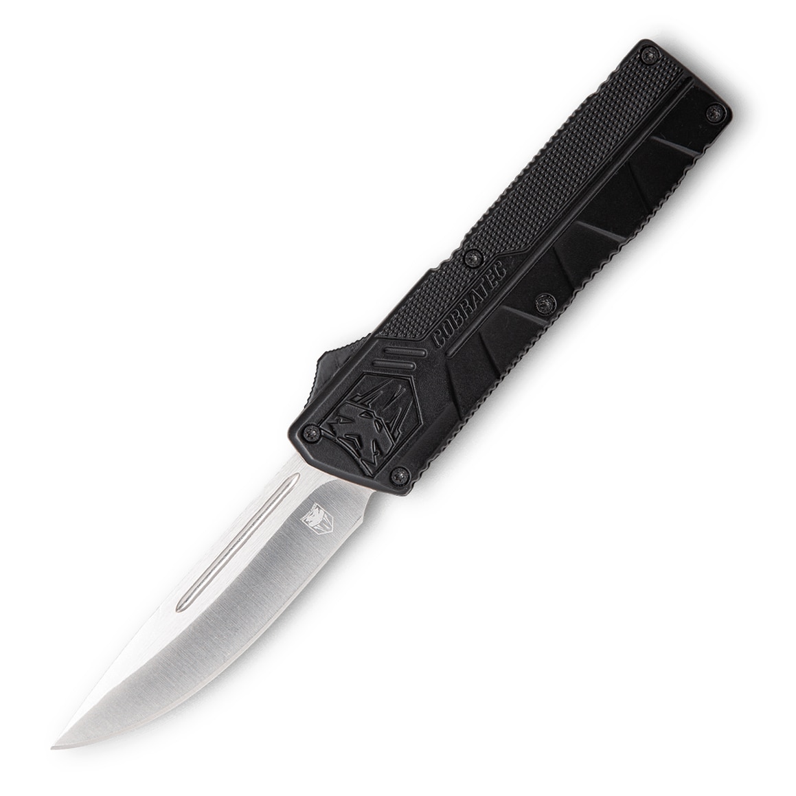 CobraTec D2 Lightweight OTF Spring Knife Black