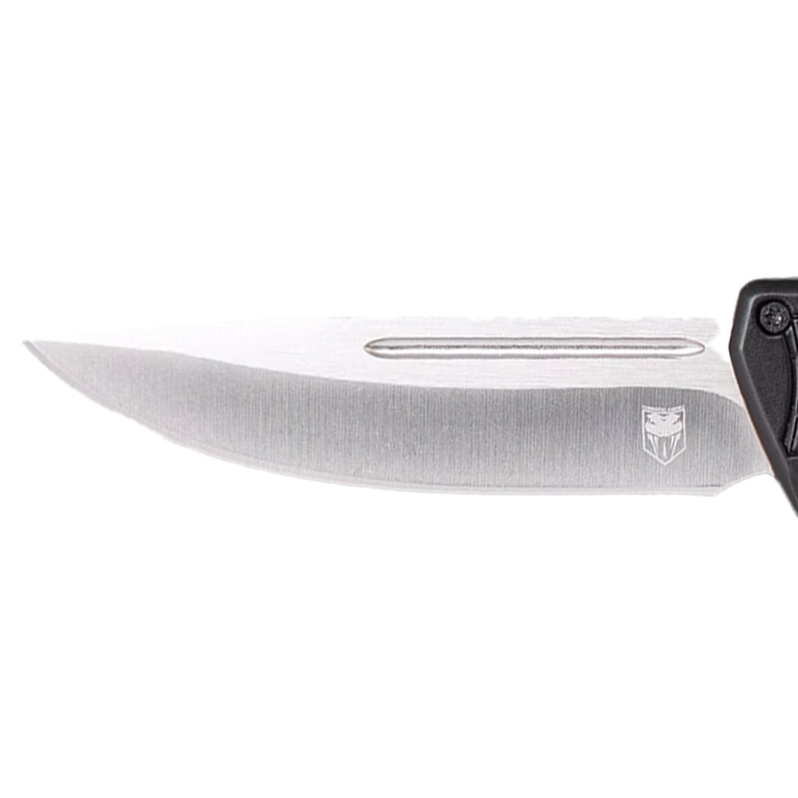 CobraTec D2 Lightweight OTF Black Spring knife
