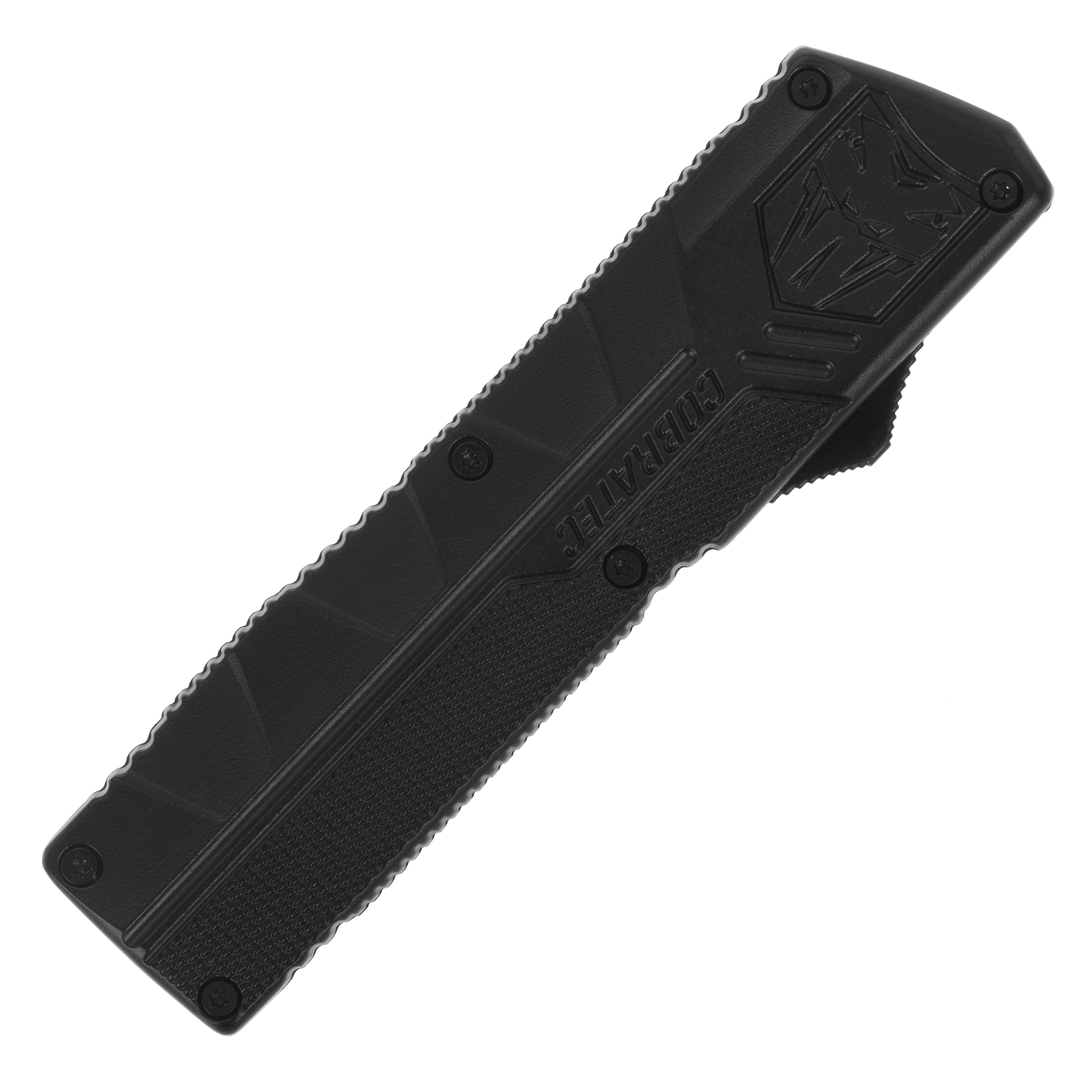 CobraTec D2 Lightweight OTF Black Spring knife