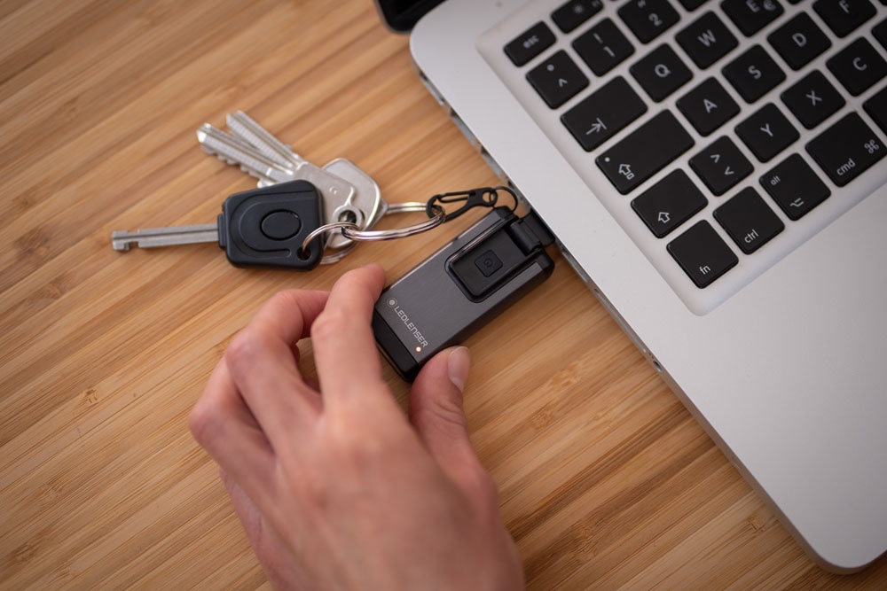 Latarka brelok Ledlenser K6R 400 lm - Gray