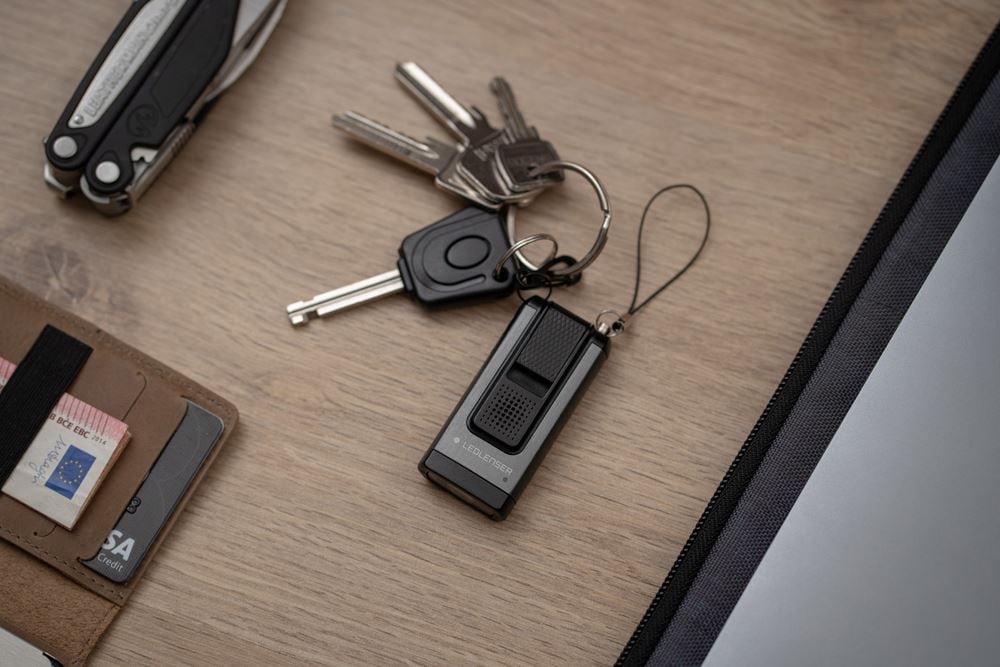 Latarka brelok Ledlenser K6R Safety Gray - 400 lm