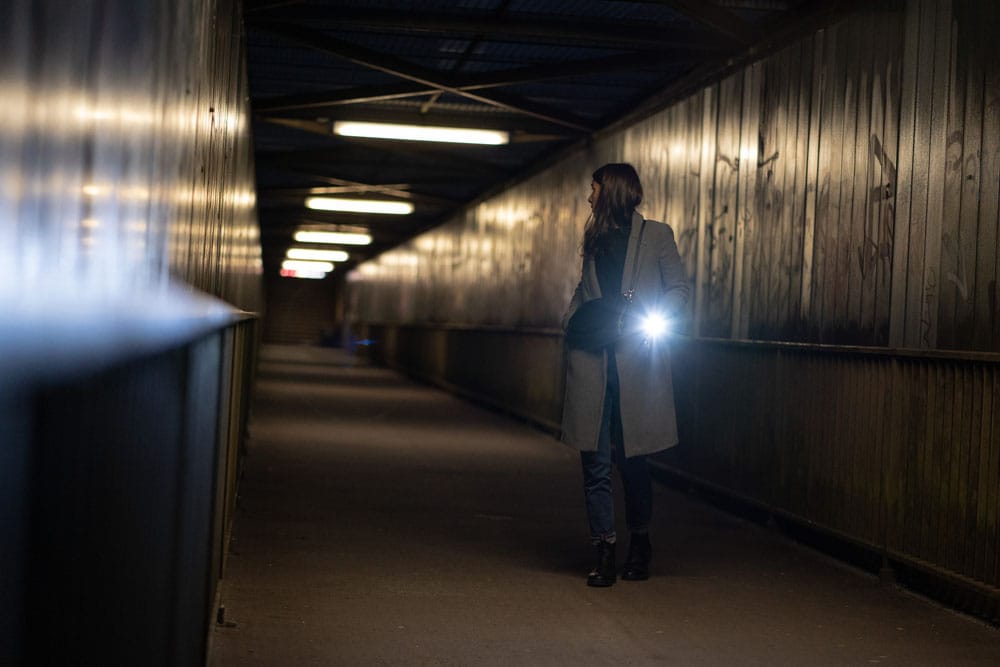 Latarka brelok Ledlenser K6R Safety Gray - 400 lm