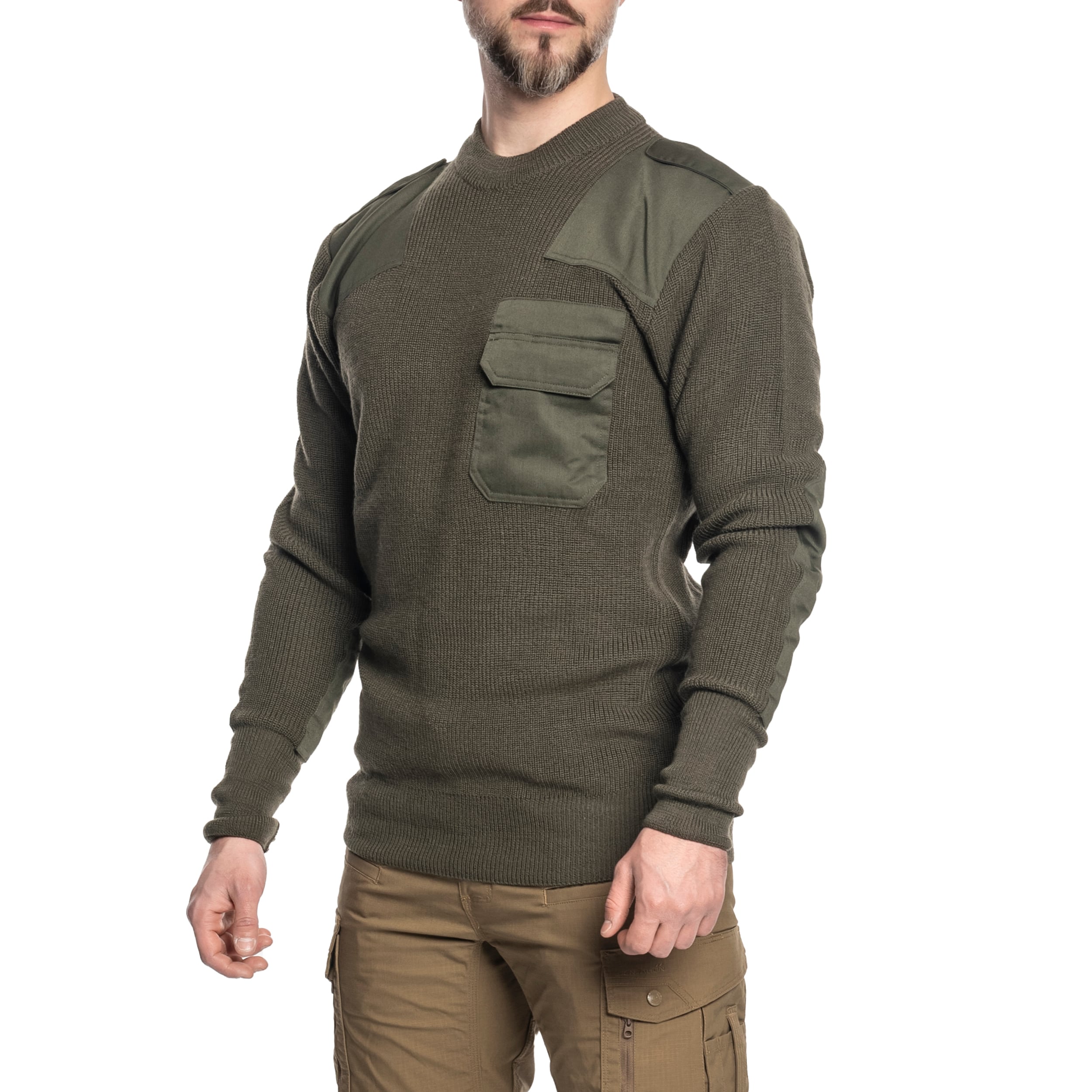 Sweter Mil-Tec BW Pullover - Olive