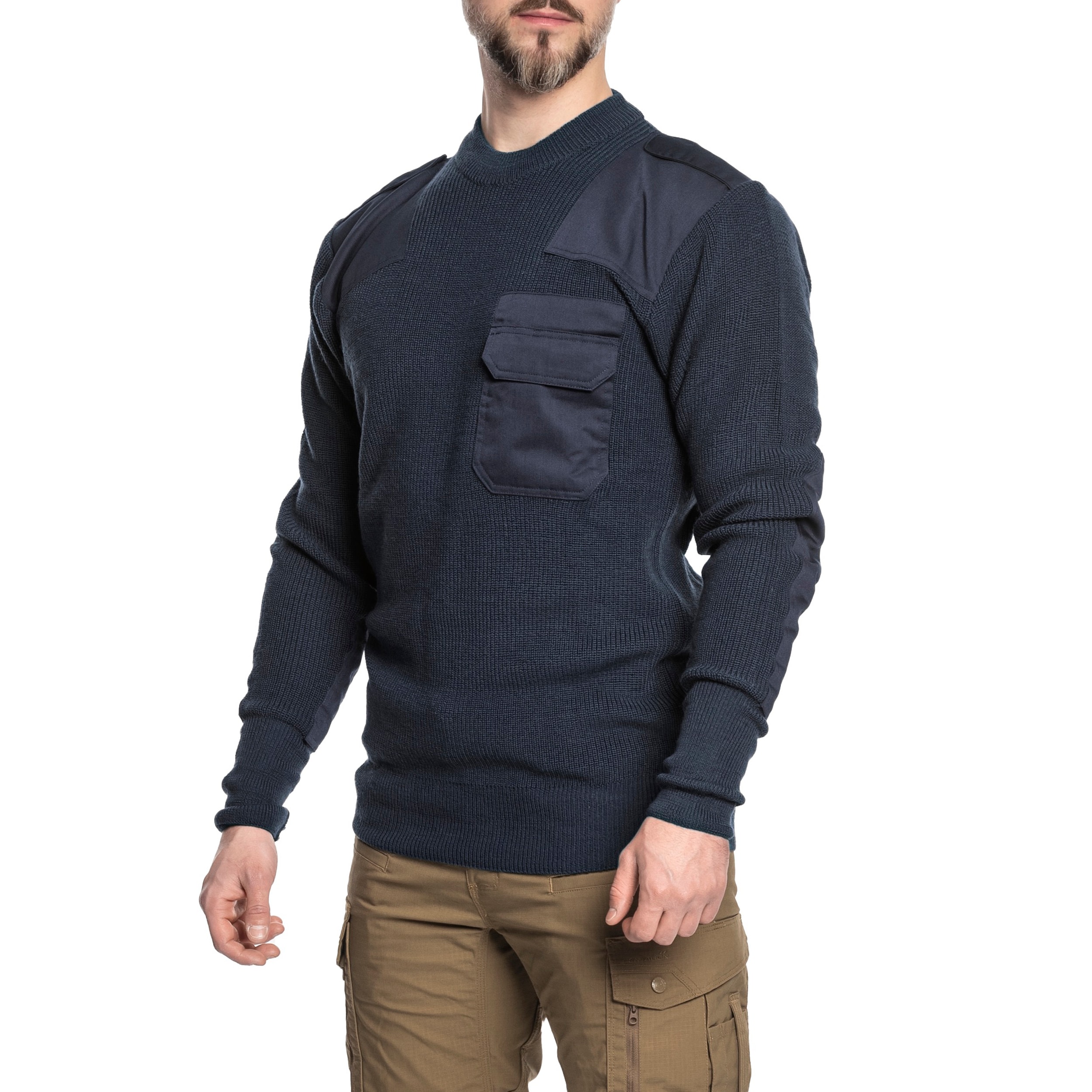 Sweter Mil-Tec BW Pullover - Dark Blue