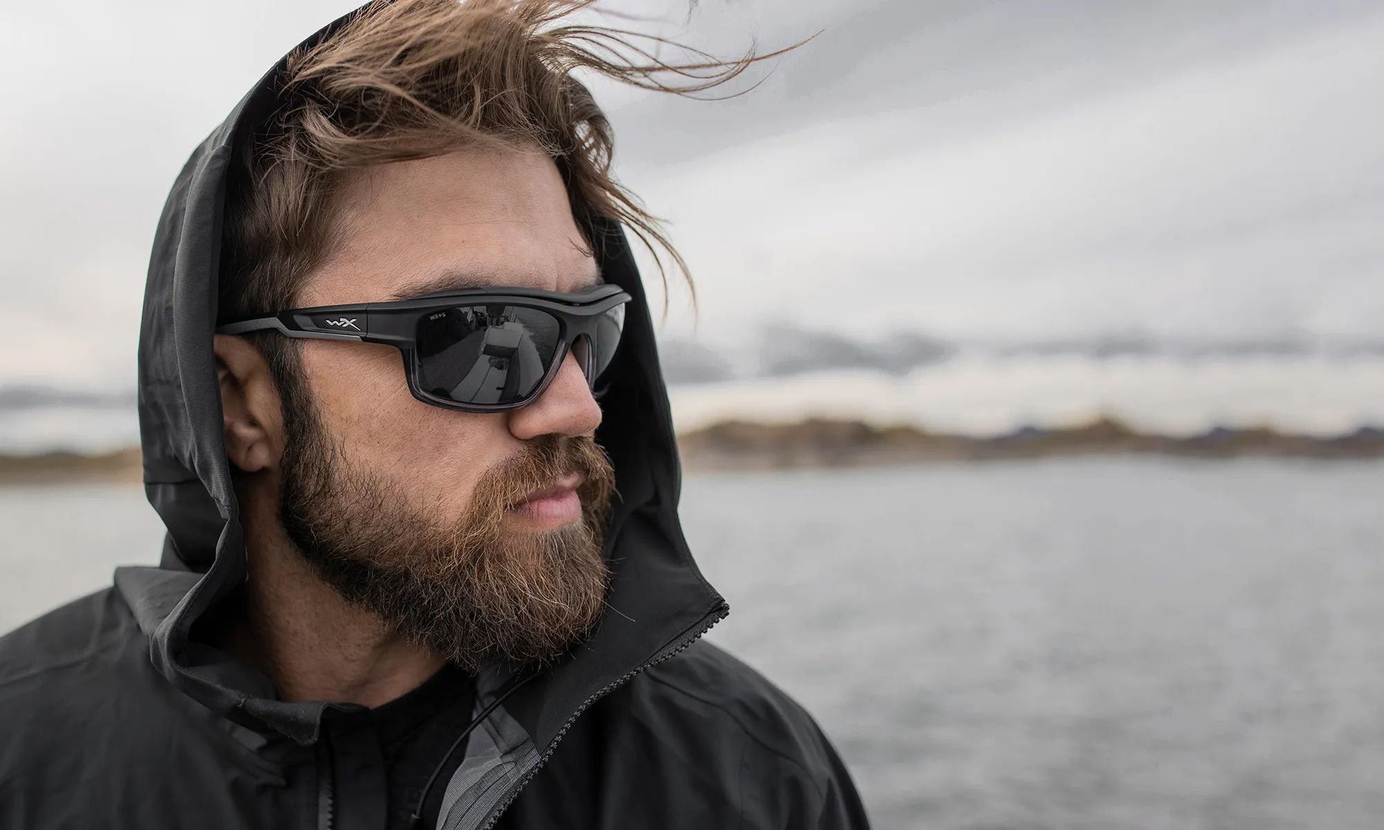 Okulary taktyczne Wiley X Ozone - Silver Flash/Matte Grey