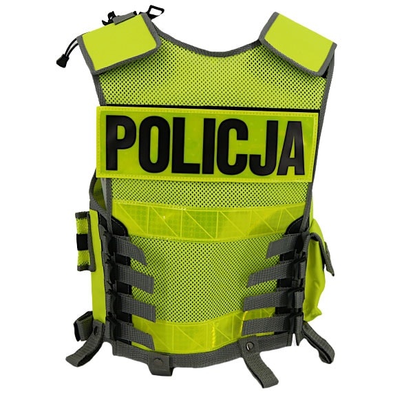 Kamizelka taktyczna Policji - Fluorescencyjna