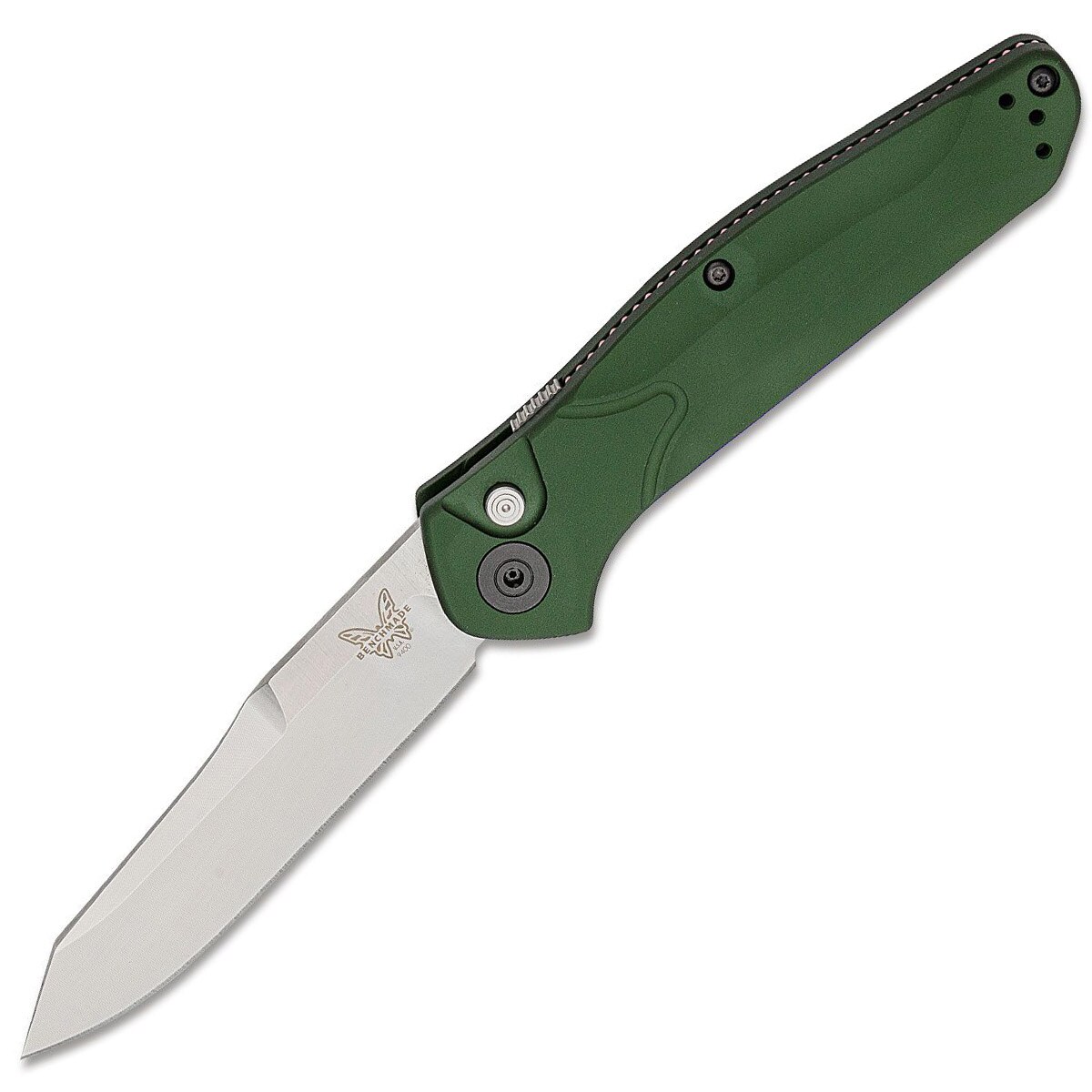 Nóż sprężynowy Benchmade Auto Osborne CPM-S30V - Green Aluminium