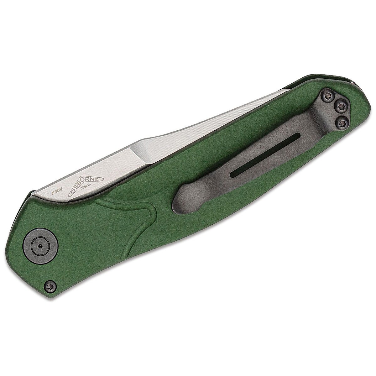 Nóż sprężynowy Benchmade Auto Osborne CPM-S30V - Green Aluminium
