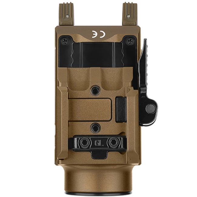 Ліхтарик з лазерним прицілом Olight BALDR S Desert Tan - 800 люменів, Green Laser