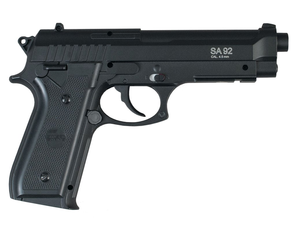 Пневматичний пістолет Cybergun Swiss Arms PT92 4,5 mm - метал