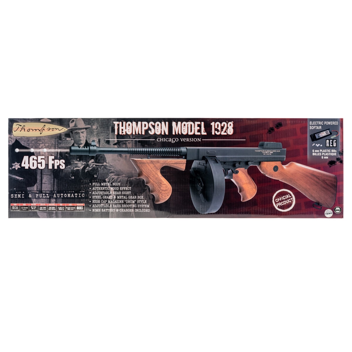 Pistolet maszynowy AEG Cybergun Thompson M1928