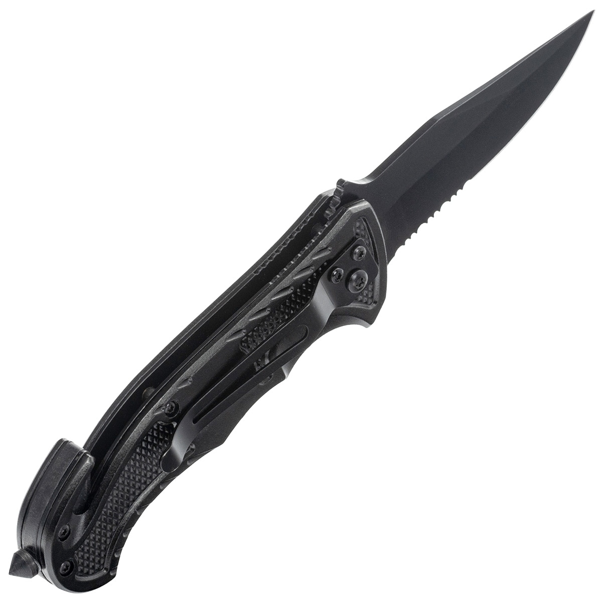 Mil-Tec Rescue Folding Knife Black