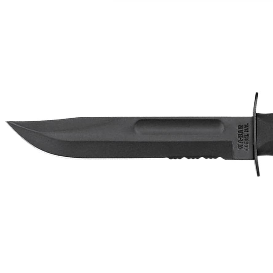 Ka-Bar Black Serrated Fixed Blade Knife