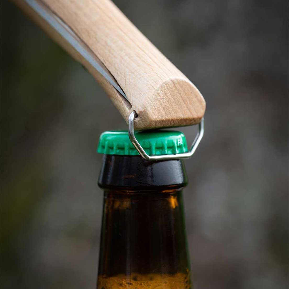 Складаний ніж Opinel No.10 Inox зі штопором і відкривачкою для пляшок - Natural
