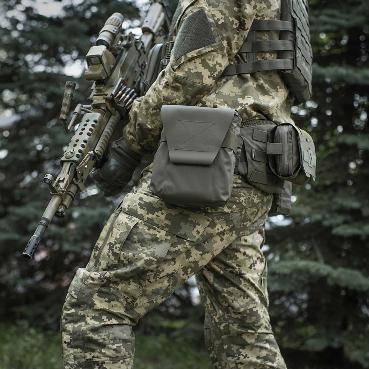 Підсумок M-Tac для ящика з боєприпасами до гвинтівки M249 - Ranger Green