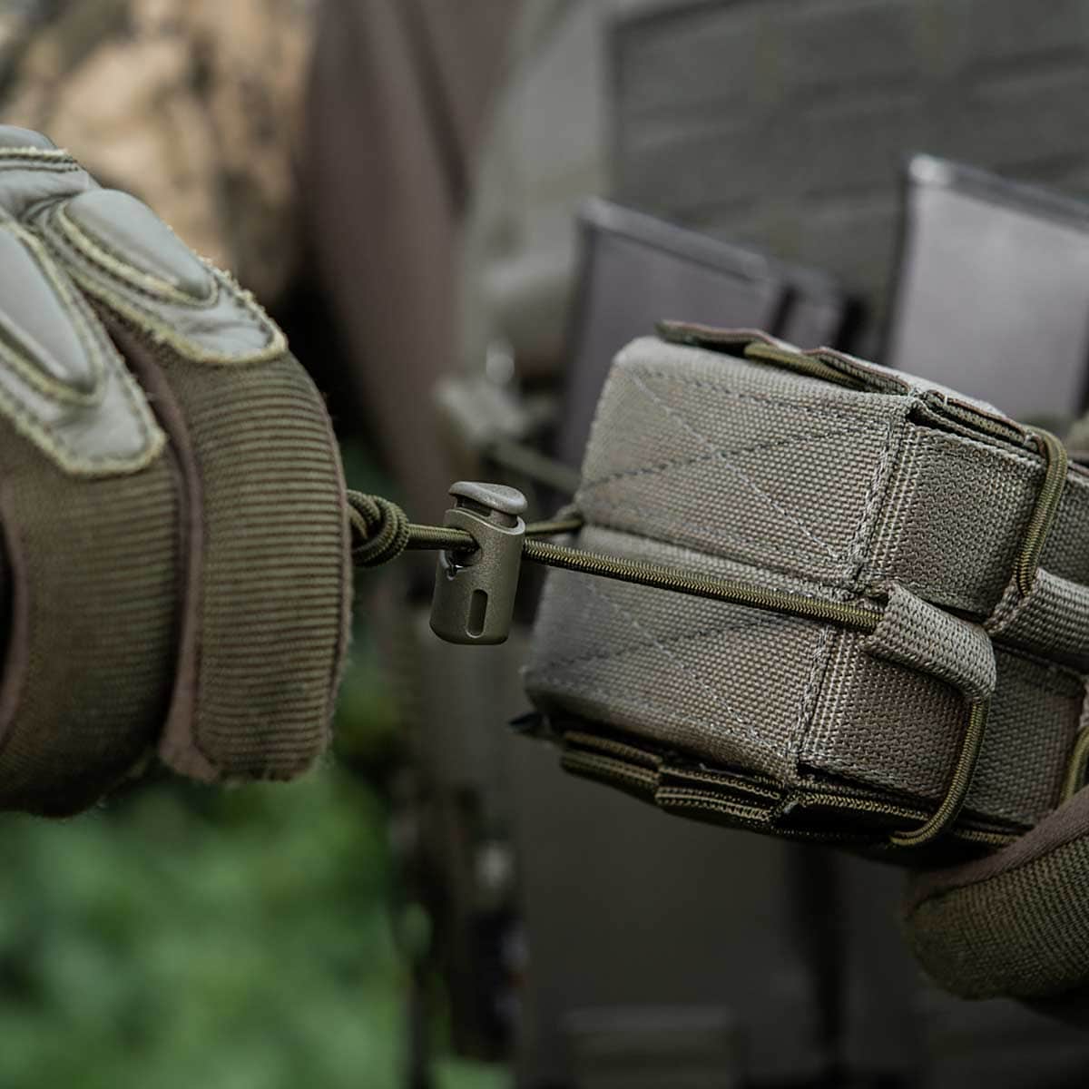 Podwójna ładownica M-Tac na magazynki AK/AR - Ranger Green