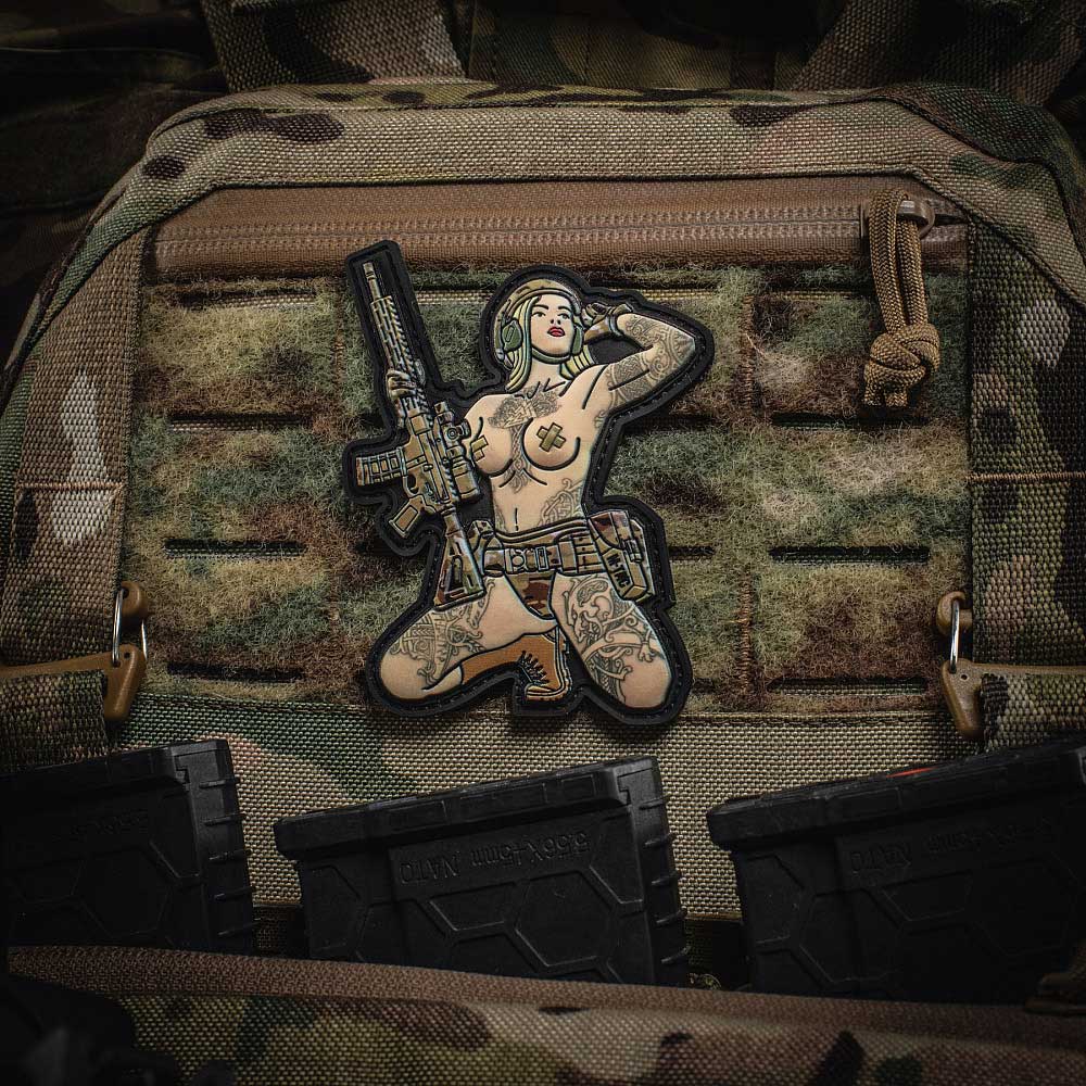 Нашивка M-Tac Tactical Girl No.1 Skandinavik PVC - MultiCam