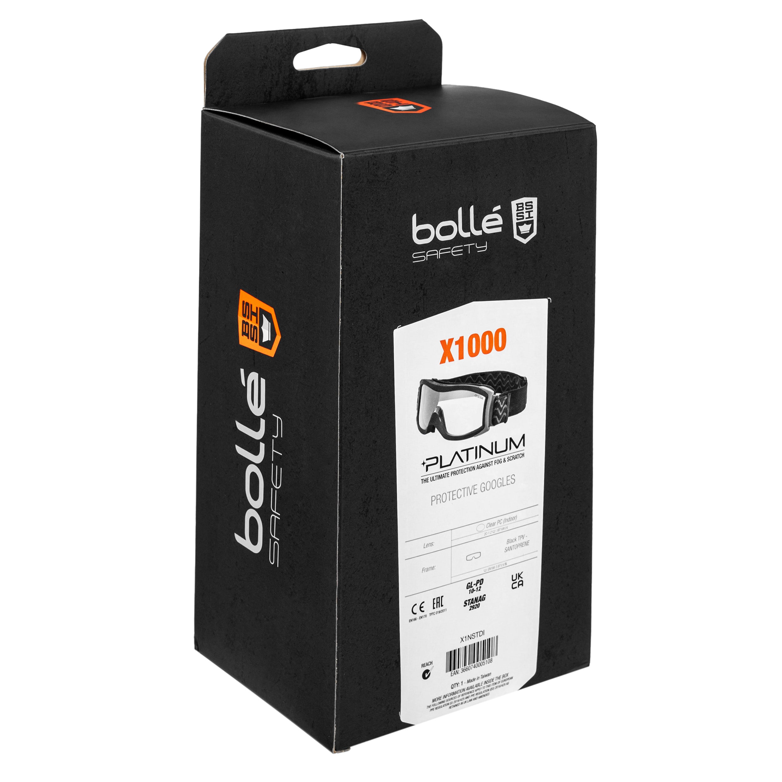 Gogle taktyczne Bolle X1000 - Black