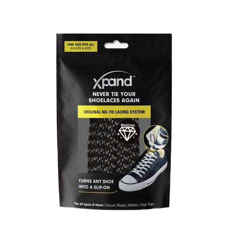 Еластичні шнурки Xpand No-Tie Black Reflective еластичні