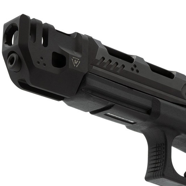 Компенсатор Strike Industries Mass Driver Comp для пістолетів Glock 19 Gen 4 - Black