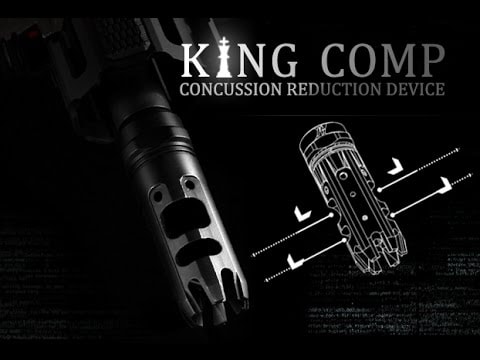 Kompensator Strike Industries King Comp do karabinków kalibru .308/7,62 mm - Black